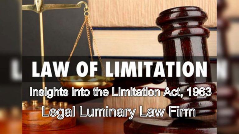 Timing Matters: Insights into the Limitation Act, 1963