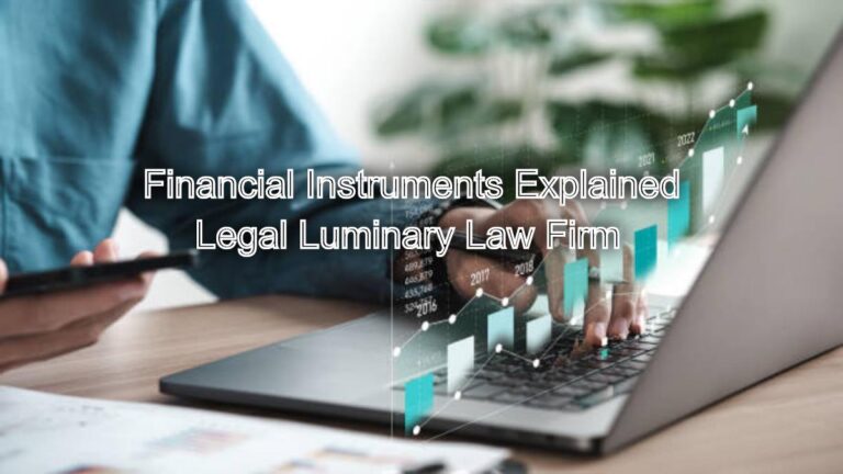 Financial Instruments Explained: Insights into the Negotiable Instruments Act